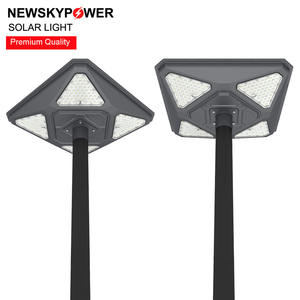 Lámpara Solar de Poste con Sensor Óptico de <span class=keywords><strong>Anochecer</strong></span> a <span class=keywords><strong>Amanecer</strong></span> Todo en Uno MJ-SA2000, Batería de Gran Capacidad, Iluminación Exterior para Jardín - Product Image 2