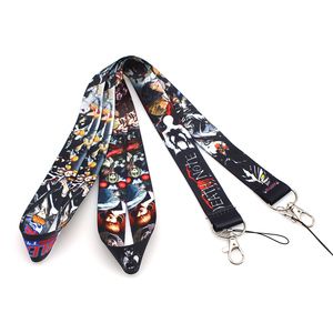 Bán Buôn Biểu Tượng Tùy Chỉnh In Ấn Thăng Hoa Polyester Thiết Kế K-<span class=keywords><strong>Pop</strong></span> Thần Tượng Nhóm ID Cổ Dây Đeo Hàn Quốc KPOP Dây Buộc - Product Image 4