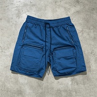 Shorts cargo utilitaires personnalisés pour hommes, design streetwear, avec poches, imprimés, en nylon, style bermuda