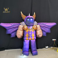 Mascotte gonflable personnalisée en usine, Chevalier Magique, Guerrier de Dessin Animé pour Fête Thème Jeu, Décoration de Personnage pour Exposition Anime