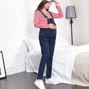 Jeans de <span class=keywords><strong>grossesse</strong></span> en Denim, pantalon à bretelles, culotte, grande taille, vêtements de <span class=keywords><strong>grossesse</strong></span>, ventre, offre spéciale, 2020 - Product Image 5