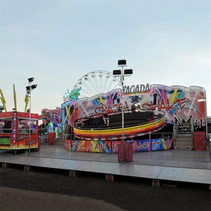 Manège Crazy Disco Tagada 24 places, petit manège à sensations fortes abordable pour location en petite structure de loisirs ou parc d'attractions - Product Image 1