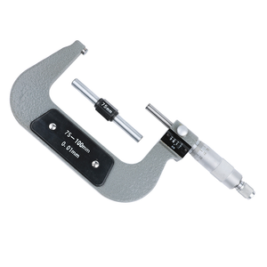 Buitenmicrometer met teller, bereik 0-25-50-75-100 <span class=keywords><strong>mm</strong></span>, digitale <span class=keywords><strong>micrometer</strong></span> met teller, hoge nauwkeurigheid 0,01 <span class=keywords><strong>mm</strong></span> meetinstrument - Product Image 5