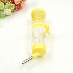 Botella de agua para mascotas pequeñas de 250 ml, duradera, redonda, de plástico, para hámster - Product Image 3