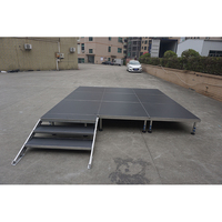 Plate-forme portable Mise en scène SHOW CHOIR PERFORMANCE 4 JAMBES Scène portable pliante en aluminium