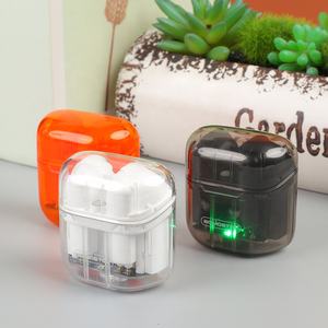 SOMOSTEL-auriculares inalámbricos J12 Edición especial, cascos transparentes con cancelación de ruido y Supergraves - Product Image 1