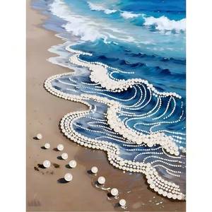 30x40cm 5D DIY Pearl Painting Kit with Wooden <b>Frame</b> & Oil <b>Canvas</b> Round Beads Eco-Friendly Animal Art (Wholesale) - Product Image 6