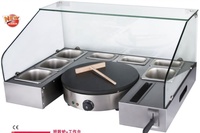 Meilleure Machine Commerciale Chinoise à Crêpes et Gâteaux, Crêpière Électrique Antiadhésive en Acier Inoxydable à Une Tête Avec Station de Service