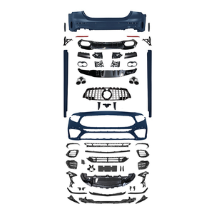 Nouveau kit carrosserie <span class=keywords><strong>AMG</strong></span> <span class=keywords><strong>A45</strong></span> pour Mercedes-Benz CLA berline W177, comprend pare-chocs arrière, capot, diffuseur - Amélioration des performances, garantie 1 an - Product Image 4