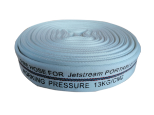 สายยางรดน้ำทนความร้อนสูงสำหรับการเกษตร 10 บาร์ <span class=keywords><strong>3</strong></span> นิ้ว สายส่งน้ำแบบแบนสำหรับปั๊มน้ำ 100 เมตร สายยางดับเพลิงแบบผ้าใบ - Product Image 3