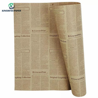 3 X rame blanc emballage papier d'emballage papier journal chutes grandes feuilles 18X24"