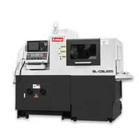 Torno CNC de 5 Ejes y Doble Husillo BL-CSL205/265 con Sistema de Control FANUC, Mini Centro de Torneado con Funciones Digitales