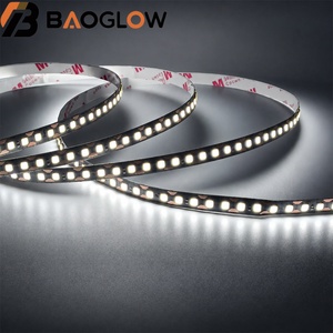 ไฟ LED แบบกันแสงสะท้อน SMD3535  ขนาด 8 มม. สีเทา 18/75 แผงวงจรทองแดง PCB Ra85 140LED/เมตร 3000K 4000K 6500K  แบบยืดหยุ่นสำหรับใช้ภายในอาคาร  แรงดันไฟฟ้า DC24V 12W/เมตร - Product Image 2