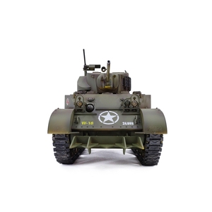 <span class=keywords><strong>Char</strong></span> léger US Army M5A1 Stuart Coolbank, modèle réduit RC à l'échelle <span class=keywords><strong>1</strong></span>/16, tourelle rotative à 360 degrés, télécommande 2.4G, jouet de collection. - Product Image 3
