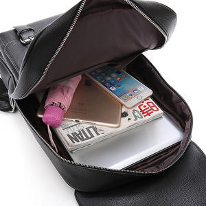 Sac à dos personnalisé 2025 Nouveau produit Vente chaude Livraison Durable Décontracté Imperméable Pu Sac à dos pour homme - Product Image 6