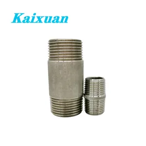 Chất lượng cao SS304 316 thép không gỉ BSP/NPT/bspt nam ren Thùng núm vú ngón chân núm vú dài núm vú