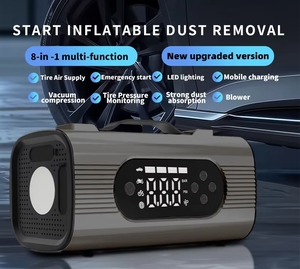 Démarreur de Voiture 8-en-1 Amélioré 12000mAh 12V 1000A avec Compresseur d'Air et Aspirateur 4500kPa, Charge Rapide (QC3.0) pour Camions et Motos - Product Image 3