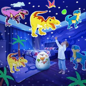 هدية رهيبة الكرتون مصباح الإسقاط 6/12/ 21 ديناصور العالم حيوان عطلة الموسيقى الكون - Product Image 2
