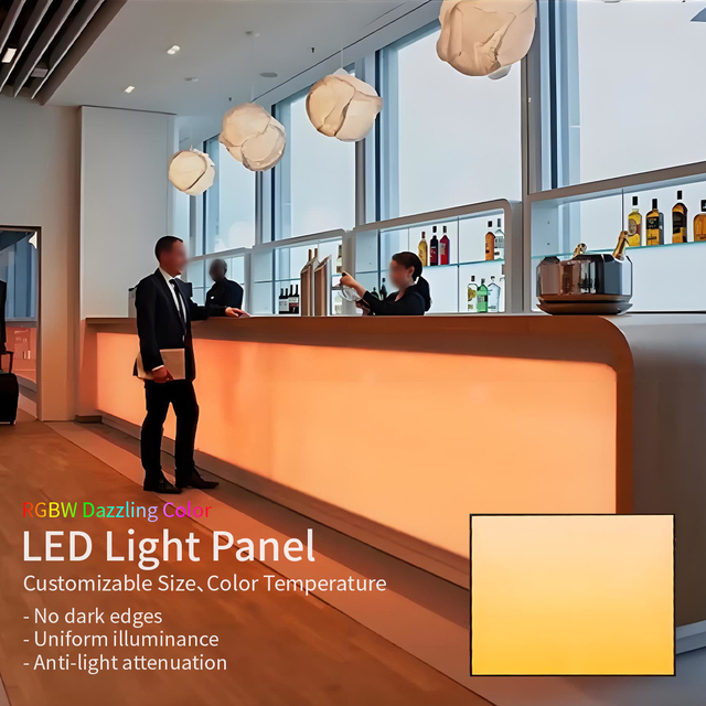 Customize Size Color and Lighting Effect Led Back Light Panel Show Super Higher Brightness Led Backlight Panel Sheet