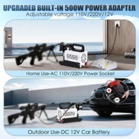 Compresseur d'air PCP TUXING haute pression, facile à transporter, mini, 220V/110V DC12V, 4500psi/300bar, 30Mpa, double ventilateur, pour paintball, chasse