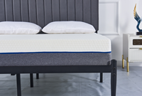 Matelas en mousse à mémoire de forme sur mesure, emballé en rouleau, 20 cm, mousse à mémoire de forme 45D, norme britannique FR BS 7177, OEM 90*190 140*200 160*200 cm