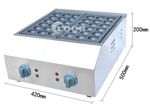 Máquina Eléctrica Comercial para Hacer Takoyaki, Nuevo Estilo, Fabricante <span class=keywords><strong>de</strong></span> Takoyaki <span class=keywords><strong>de</strong></span> <span class=keywords><strong>Pulpo</strong></span>, Acero Inoxidable para <span class=keywords><strong>Camiones</strong></span> <span class=keywords><strong>de</strong></span> Comida - Product Image 4