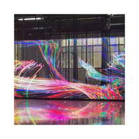 Écran transparent led d'usine d'origine P3.91 P3 rideau en maille led haute résolution publicité murale LED haute résolution