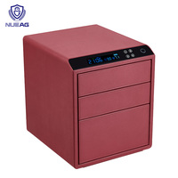 Haut de gamme luxe cuir LCD panneau intelligent triple hauteur mot de passe numérique déverrouiller tiroir caché coffre-fort
