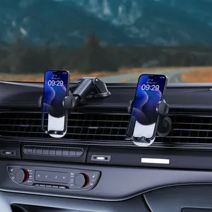 Taiworld Hot Selling 2 In 1 Universal Car Air Vent Phone Holder Cradle Car Dashboard Mount Phone Holder For Mobile Phone