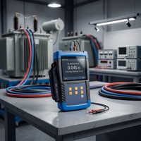 Testeur de résistance DC automatique pour bobinages de transformateurs, 10A, numérique, portable, pour bobines triphasées et postes de transformation