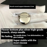 Ultra-élégant été 6.6cm petit parfumé camélia Corsage écharpe tissu rayé séchage rapide accessoire chaussures sacs nouveau Polyester