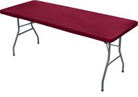 Couverture de Table de Patio lavable extensible nappes ajustées élastiques nappe de pique-nique en Spandex pour Camping Banquet Tables rectangulaires