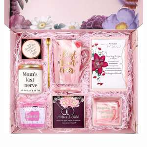 Los Mejores Regalos de Cumpleaños, Regalos de Navidad para Mamá de la Parte de su Hija/Hijo, Feliz Cumpleaños Mamá/Abuela, Set de Regalo de los Nietos - Product Image 1