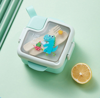 Boîte à lunch bento écologique en PP+silicone, anti-fuite, portable, pour bébé, livraison directe d'usine