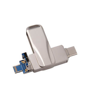 <span class=keywords><strong>Memoria</strong></span> USB Portátil 3 en 1 OTG Personalizada de Alta Velocidad para Teléfono - Product Image 1