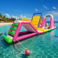 Toboggan aquatique gonflable commercial de 5 m pour parcs aquatiques, plages et piscines – Vente en gros
