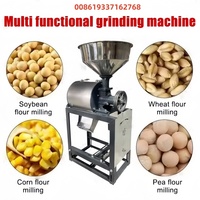 Moulin électrique multifonctionnel domestique en acier inoxydable pour riz/maïs/haricots/soja, 3000W, capacité 80kg/h