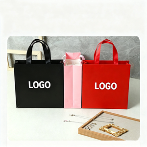 Sac cadeau personnalisé en usine sans couture, sans pli latéral, design luxueux, sac en papier pour l'emballage de marques haut de gamme - Product Image 2