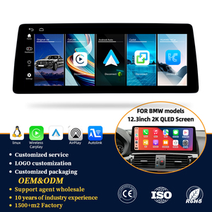 Schermo Touch da 12,3 Pollici con Sistema Linux, Carplay Wireless e Android Auto per <span class=keywords><strong>BMW</strong></span> X3 <span class=keywords><strong>F25</strong></span> X4 F26 X5 E70 X6 E71 - Product Image 1