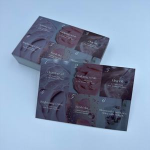 Kode Qr desain campuran sederhana 130x80mm 450GSM sudut bulat catatan perayaan promosi perusahaan uang terima kasih kartu Logo khusus - Product Image 4