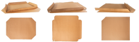 Feuilles de papier peu encombrantes qui se plient pour réduire la surface de surface au sol de l'entrepôt