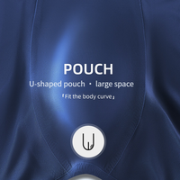 Vente d'usine, caleçons pour hommes antibactériens sans couture, sans fil, avec poche en U, respirants, doux, en stock