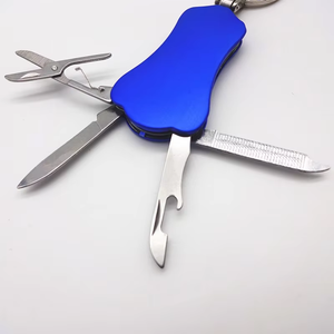 <span class=keywords><strong>Mini</strong></span> 4-in-1 Multitool dao với Keychain giá bán buôn bao gồm kéo mở chai móng tay tập tin - Product Image 3