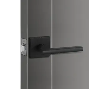 High Level Modern Design Round And Square Lever Lock Lever Handle Door Knob Concealed Door Handle