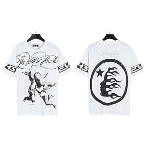 Camiseta de Hip Hop de Manga Corta para Hombre, Estilo Casual Urbano, con Estampado 'Is This Hell Sounds Solid', 100% Poliéster, Antiarrugas, Talla Grande - Product Image 6