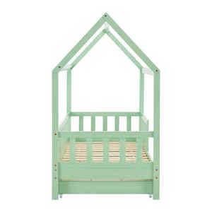 Nouveau monté en <span class=keywords><strong>bois</strong></span> filles enfant en bas âge deux cadres bébé enfant <span class=keywords><strong>cabane</strong></span> lit montessori enfants lit au sol pour enfants - Product Image 2