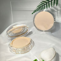 Boîtier vide pour fond de teint compact pressé, maquillage pour le visage, BB CC, avec logo privé, conteneur