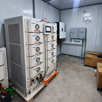 Système de stockage d'énergie solaire hybride 100 kW 112 kWh LiFePO4 314 Ah Batterie en rack haute tension ESS avec BMS intelligent pour micro-réseau