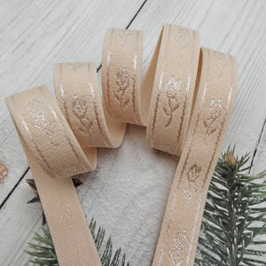 Cinta Elástica de Nylon al Mejor Precio, Jacquard al por Mayor, Cinta Tejida de Alta Calidad con Logotipo de Marca Personalizado, Cinta Suave para Cintura - Product Image 5