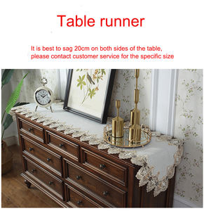 Classico Pizzo Macramè Decorazione Della Tavola da pranzo Tablerunner messicano fantasia tavolo di nozze corridore - Product Image 3